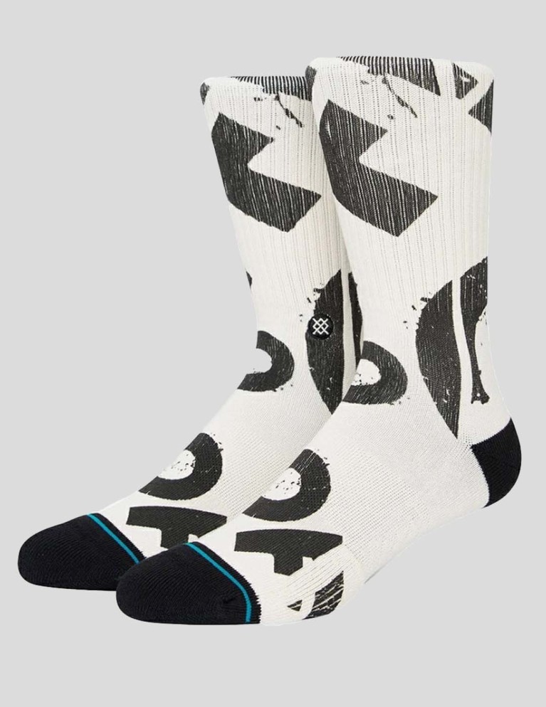 Calzini STANCE da equipaggio vintage bianco